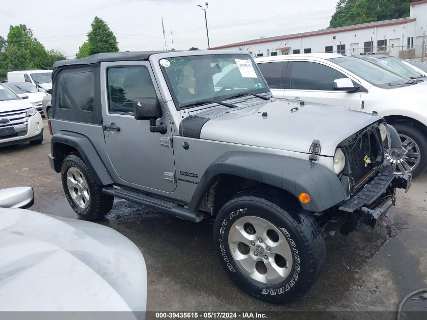 2013 Jeep Wrangler Sport VIN: 1C4AJWAG3DL586407 Lot: 39435615