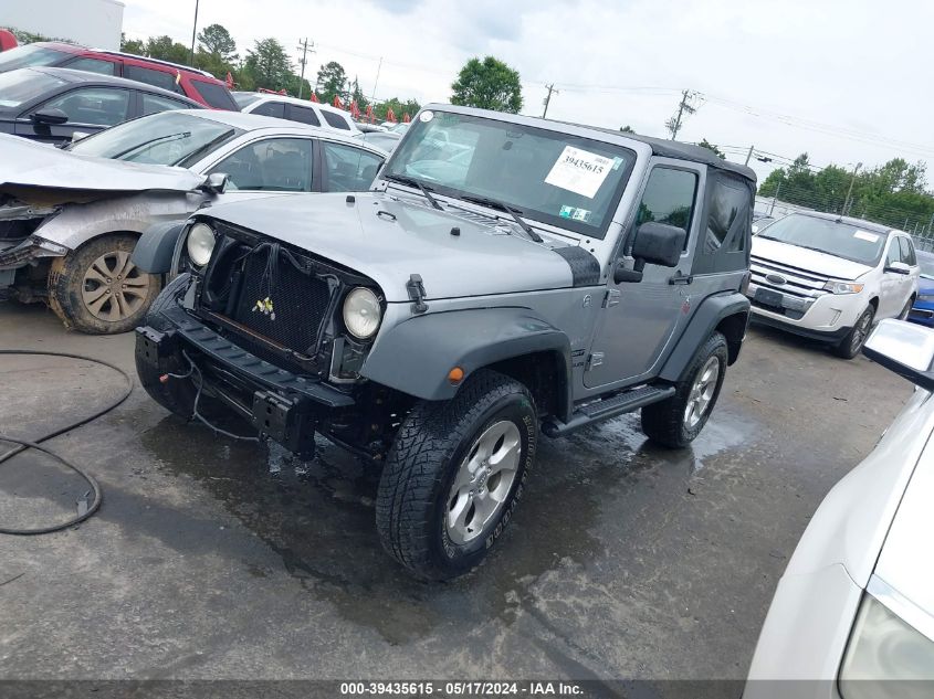 2013 Jeep Wrangler Sport VIN: 1C4AJWAG3DL586407 Lot: 39435615