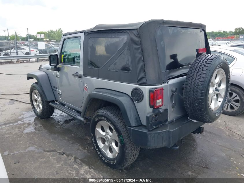 2013 Jeep Wrangler Sport VIN: 1C4AJWAG3DL586407 Lot: 39435615