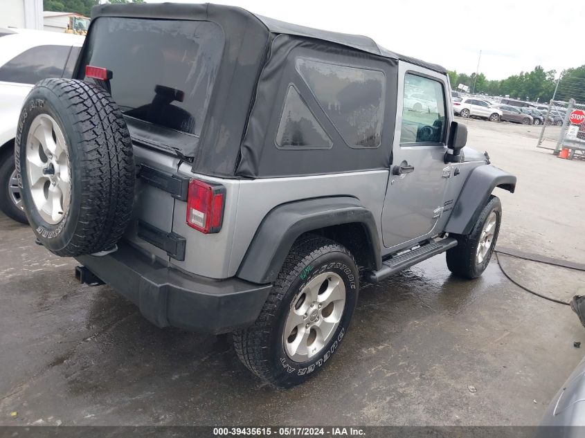 2013 Jeep Wrangler Sport VIN: 1C4AJWAG3DL586407 Lot: 39435615