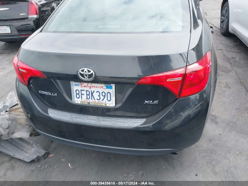 2018 Toyota Corolla Xle VIN: 5YFBURHE9JP788320 Lot: 39435618