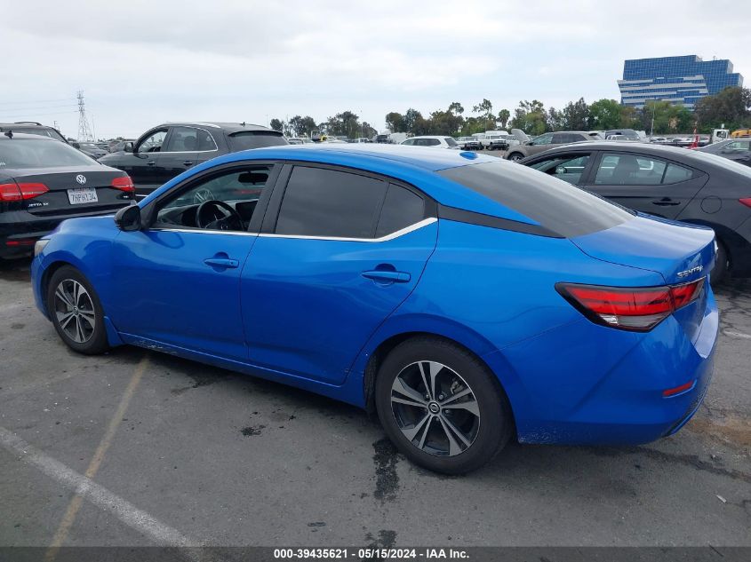 2020 Nissan Sentra Sv Xtronic Cvt VIN: 3N1AB8CV2LY274415 Lot: 39435621