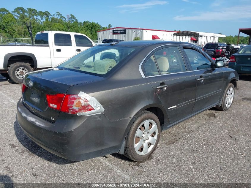 2009 Kia Optima Lx VIN: KNAGE228795300467 Lot: 39435626