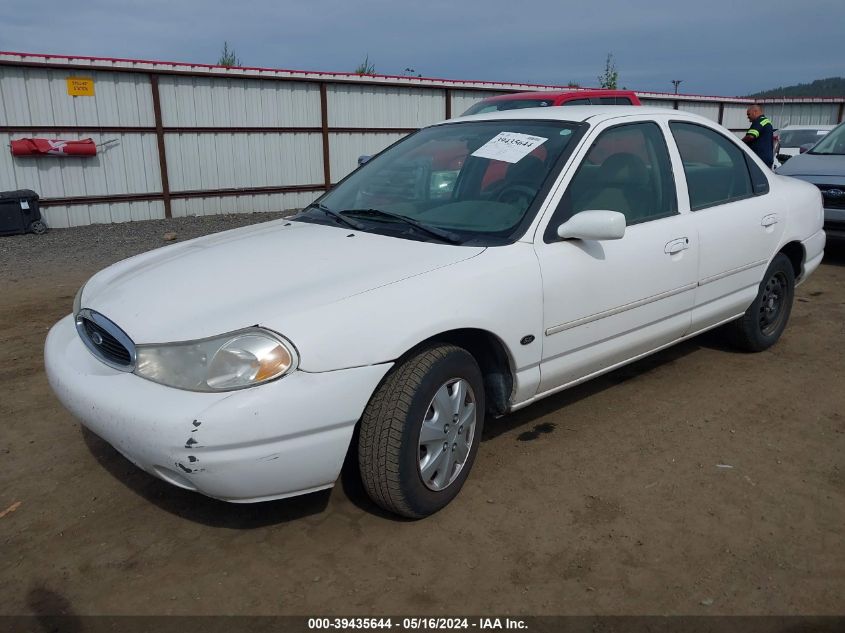 1999 Ford Contour Se VIN: 1FAFP66L3XK182596 Lot: 39435644