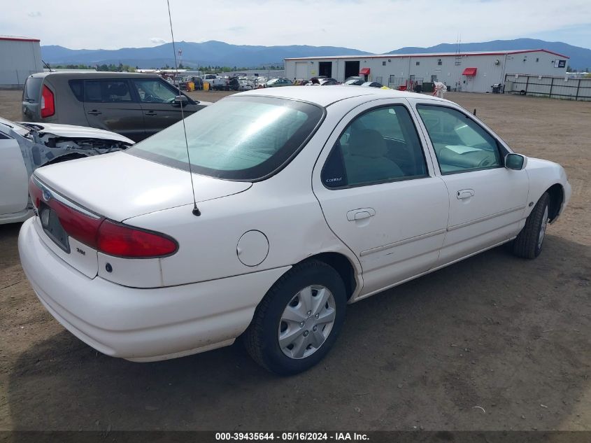 1999 Ford Contour Se VIN: 1FAFP66L3XK182596 Lot: 39435644