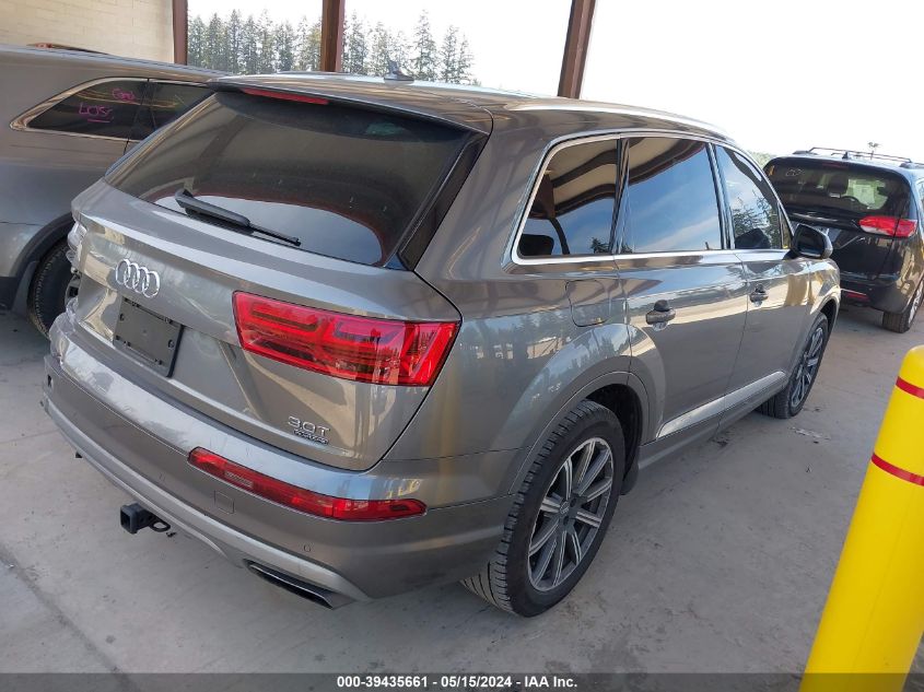 2017 Audi Q7 3.0T Premium VIN: WA1LAAF70HD023684 Lot: 39435661