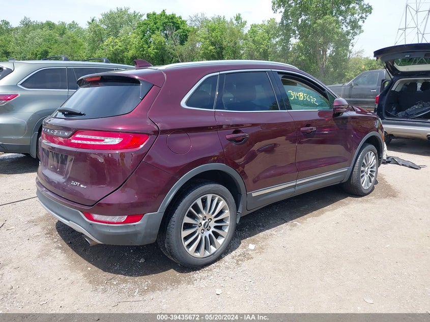 2018 LINCOLN MKC RESERVE - 5LMCJ3D98JUL28726