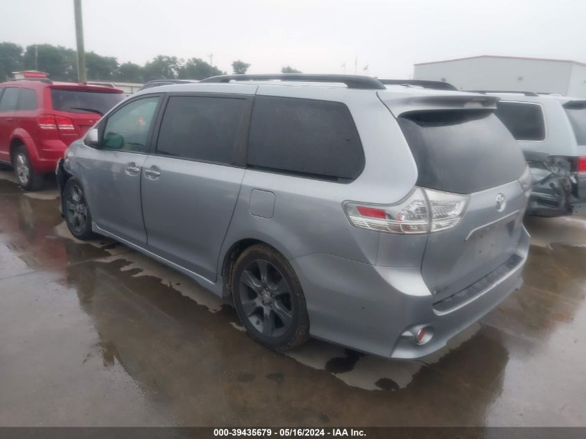 2015 Toyota Sienna Se Premium 8 Passenger VIN: 5TDXK3DC1FS635796 Lot: 39435679