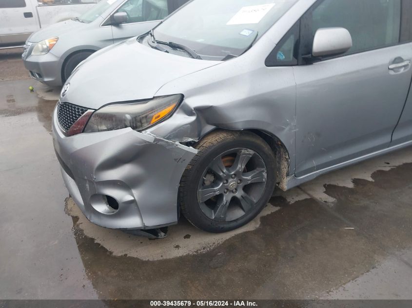 2015 Toyota Sienna Se Premium 8 Passenger VIN: 5TDXK3DC1FS635796 Lot: 39435679