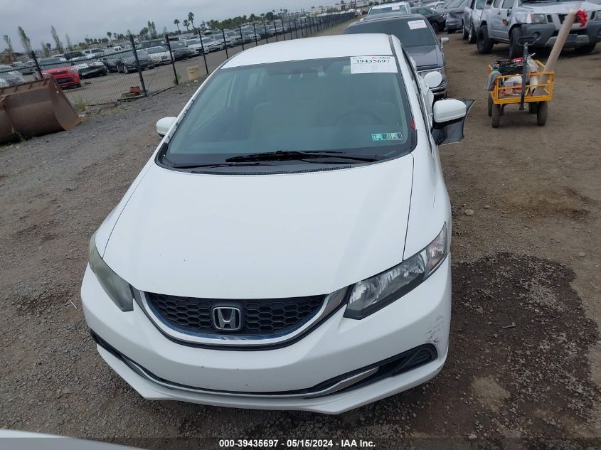 2014 Honda Civic Lx VIN: 19XFB2F53EE021507 Lot: 39435697