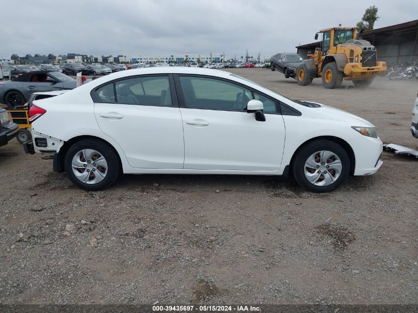 2014 Honda Civic Lx VIN: 19XFB2F53EE021507 Lot: 39435697