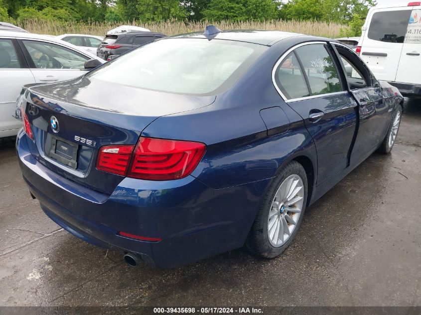 2013 BMW 535I VIN: WBAFR7C55DC826165 Lot: 39435698