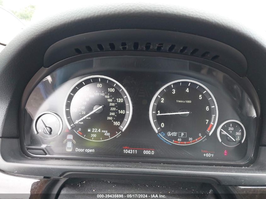 2013 BMW 535I VIN: WBAFR7C55DC826165 Lot: 39435698