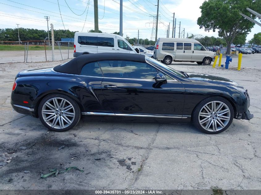 2014 Bentley Continental Gtc Speed VIN: SCBGC3ZA4EC040660 Lot: 39435701