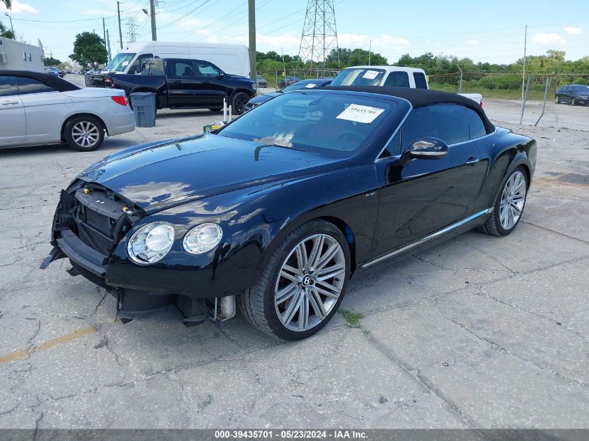 2014 Bentley Continental Gtc Speed VIN: SCBGC3ZA4EC040660 Lot: 39435701