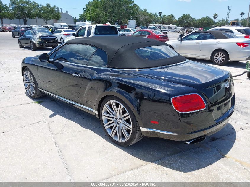 2014 Bentley Continental Gtc Speed VIN: SCBGC3ZA4EC040660 Lot: 39435701