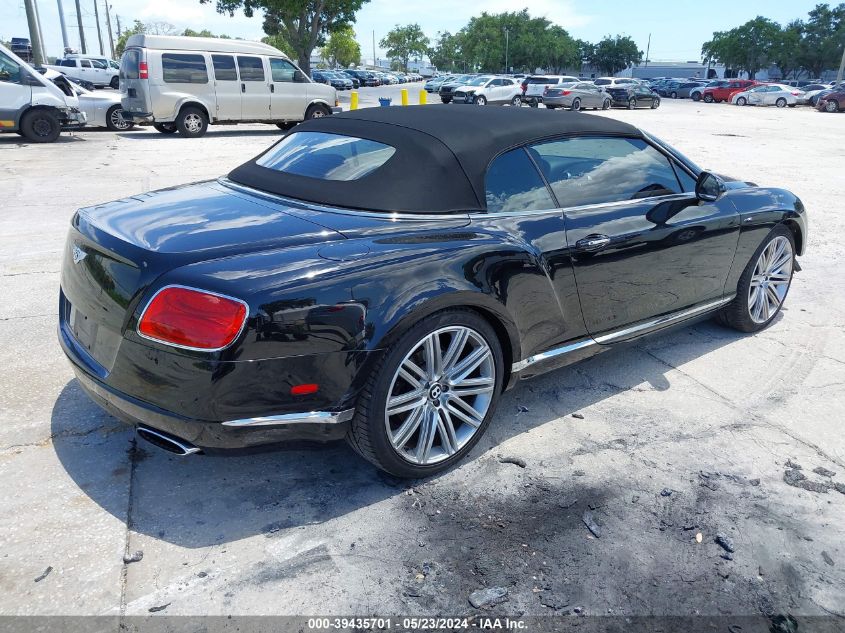 2014 Bentley Continental Gtc Speed VIN: SCBGC3ZA4EC040660 Lot: 39435701