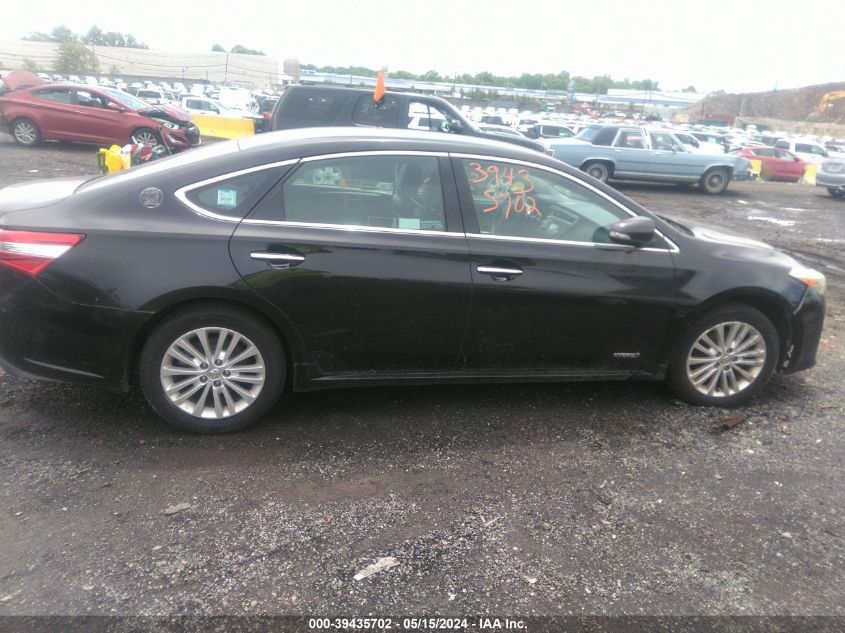 2014 Toyota Avalon Hybrid Xle Premium VIN: 4T1BD1EB0EU025456 Lot: 39435702