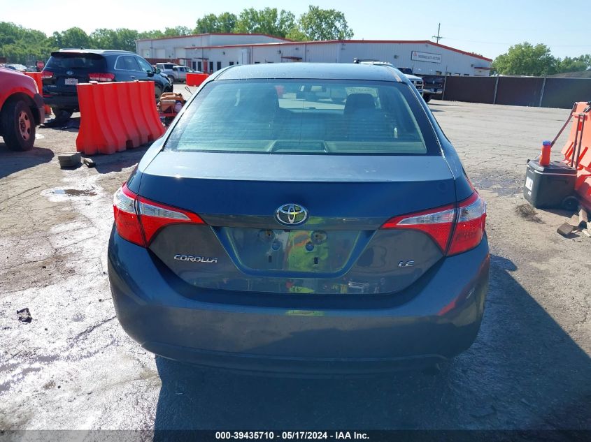 2015 Toyota Corolla Le VIN: 2T1BURHE7FC401898 Lot: 39435710