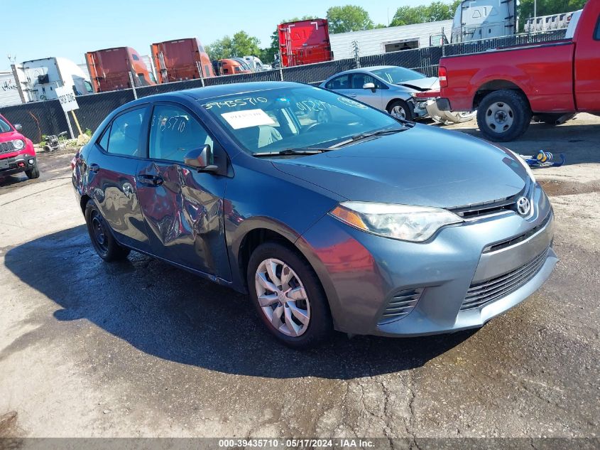 2015 TOYOTA COROLLA LE - 2T1BURHE7FC401898