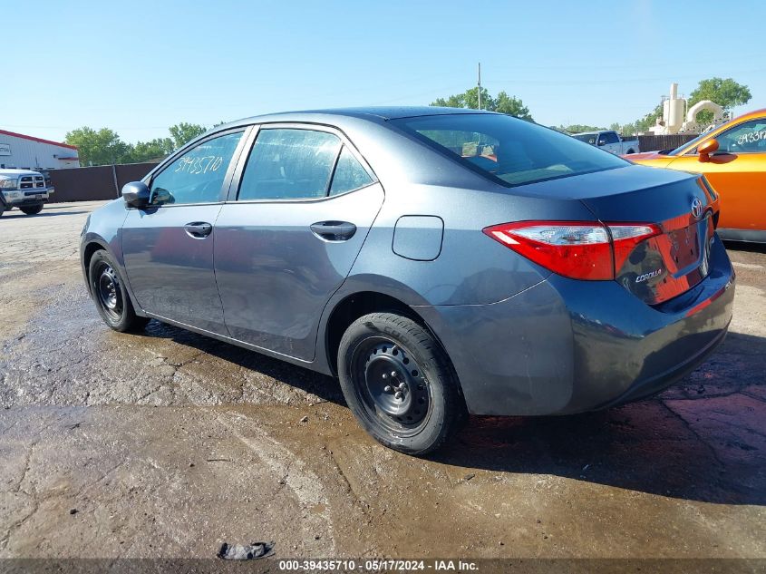 2015 TOYOTA COROLLA LE - 2T1BURHE7FC401898