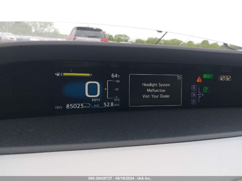 2017 Toyota Prius Three VIN: JTDKARFU7H3534224 Lot: 39435727