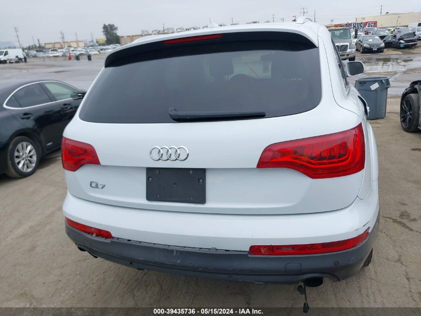 2012 Audi Q7 3.0T Premium VIN: WA1CGAFE5CD010287 Lot: 39435736