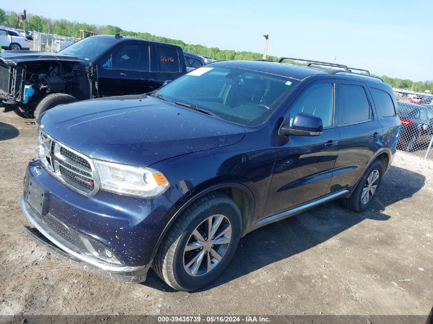 2016 Dodge Durango Limited VIN: 1C4RDJDGXGC424755 Lot: 39435739