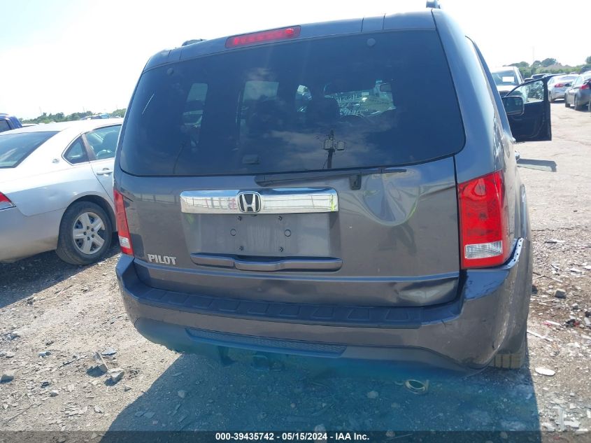 2015 Honda Pilot Ex-L VIN: 5FNYF3H62FB012589 Lot: 39435742