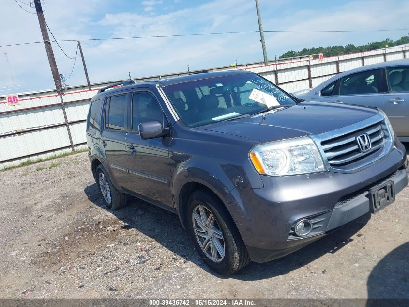 2015 Honda Pilot Ex-L VIN: 5FNYF3H62FB012589 Lot: 39435742