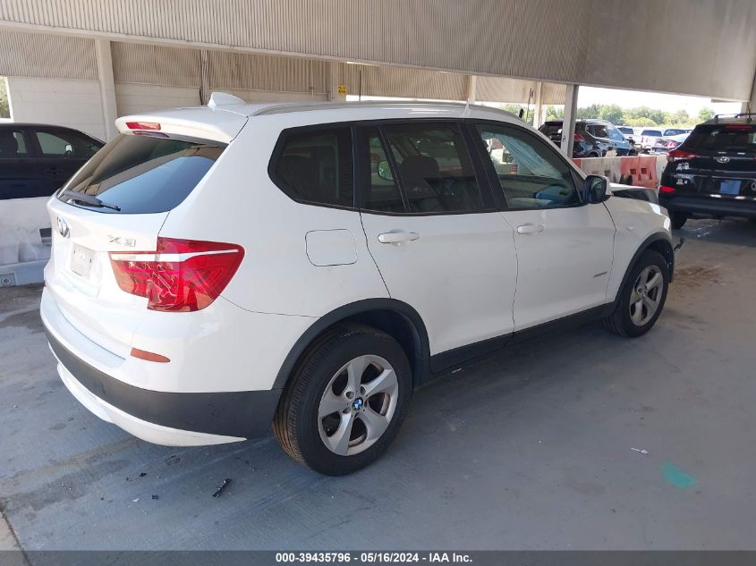 2011 BMW X3 xDrive28I VIN: 5UXWX5C53BL705305 Lot: 39435796