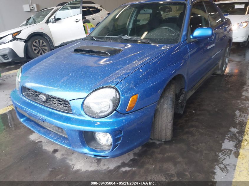 2003 Subaru Impreza Wrx VIN: JF1GD29623G505741 Lot: 39435804