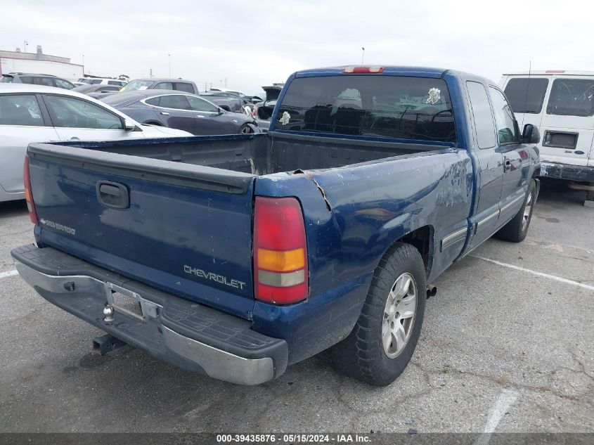 2001 Chevrolet Silverado 1500 Ls VIN: 1GCEC19V11Z184332 Lot: 39435876