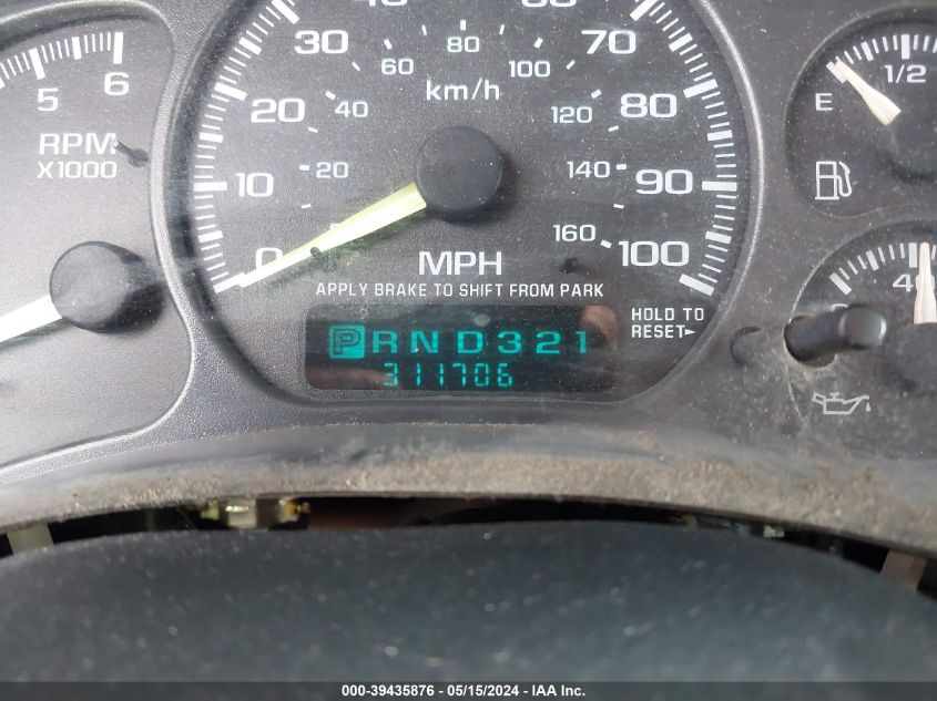 2001 Chevrolet Silverado 1500 Ls VIN: 1GCEC19V11Z184332 Lot: 39435876