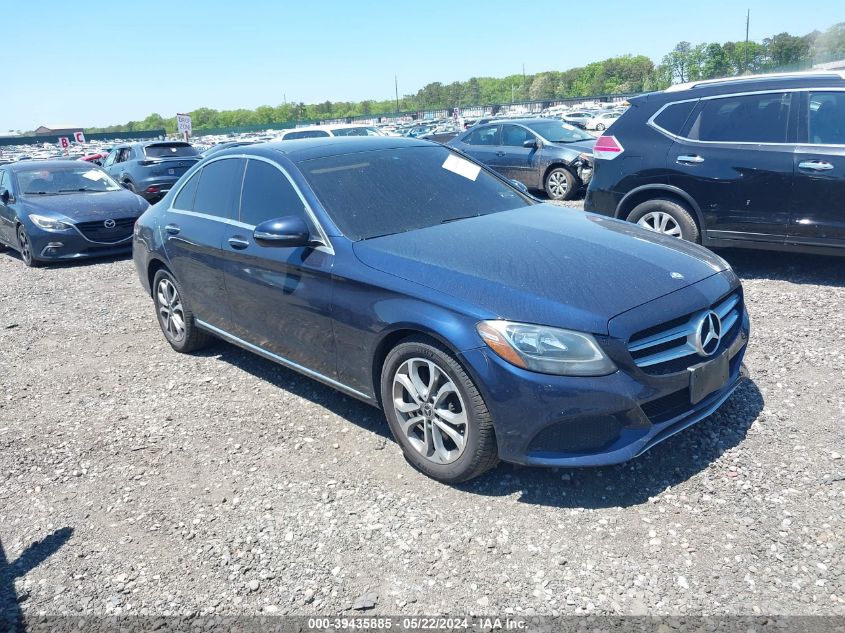 55SWF4KB1HU215638 2017 MERCEDES-BENZ C CLASS - Image 1