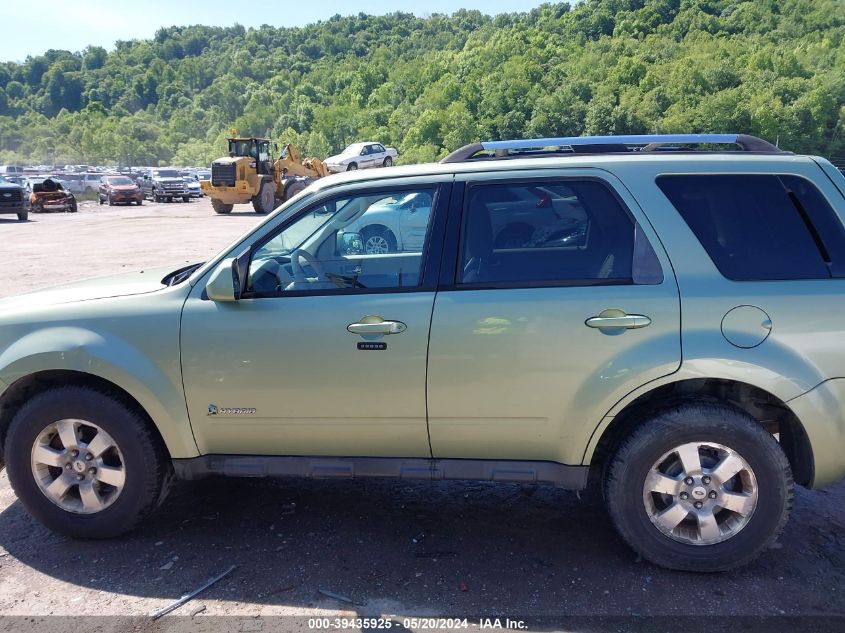 2009 Ford Escape Hybrid Limited VIN: 1FMCU493X9KA56174 Lot: 39435925