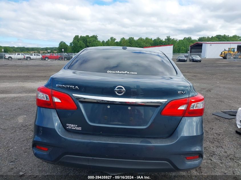 2017 Nissan Sentra Sv VIN: 3N1AB7AP7HY257180 Lot: 39435927