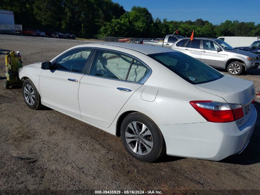 2014 Honda Accord Lx VIN: 1HGCR2F34EA150437 Lot: 39435929