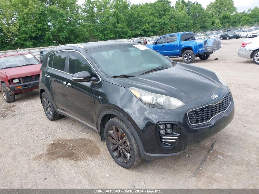 2018 Kia Sportage Ex VIN: KNDPNCAC9J7425560 Lot: 39435949