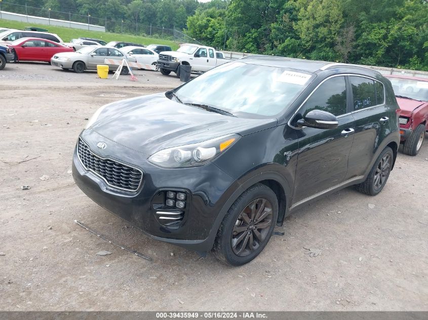 2018 Kia Sportage Ex VIN: KNDPNCAC9J7425560 Lot: 39435949