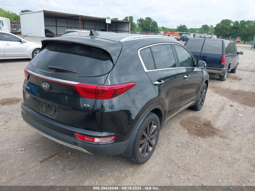 2018 Kia Sportage Ex VIN: KNDPNCAC9J7425560 Lot: 39435949