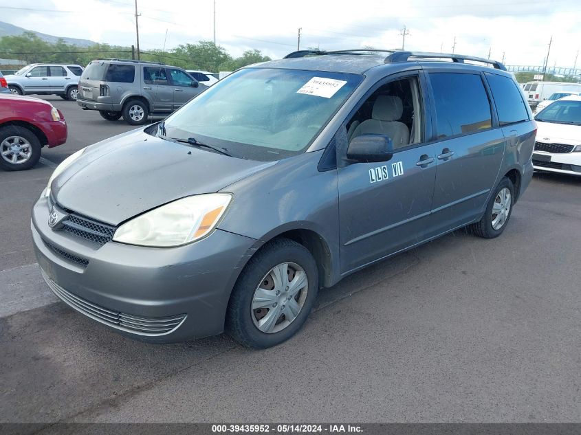 2005 Toyota Sienna Ce VIN: 5TDZA23C55S237383 Lot: 39435952