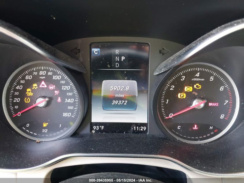 2019 MERCEDES-BENZ GLC-CLASS VIN: WDC0G4KB3KV145163