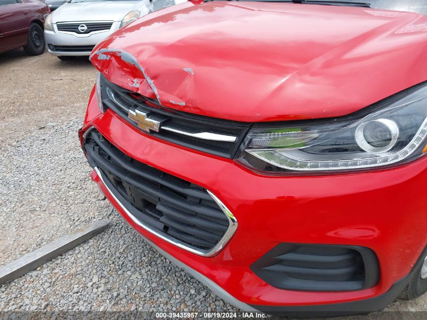 2018 Chevrolet Trax Lt VIN: 3GNCJLSB1JL257836 Lot: 39435957