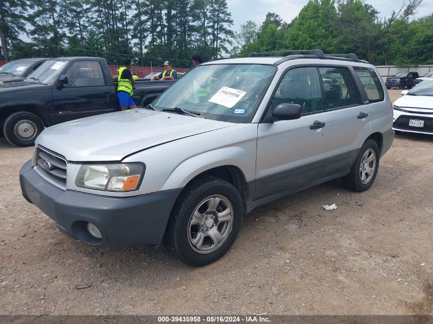 2003 Subaru Forester X VIN: JF1SG63633H743948 Lot: 39435958
