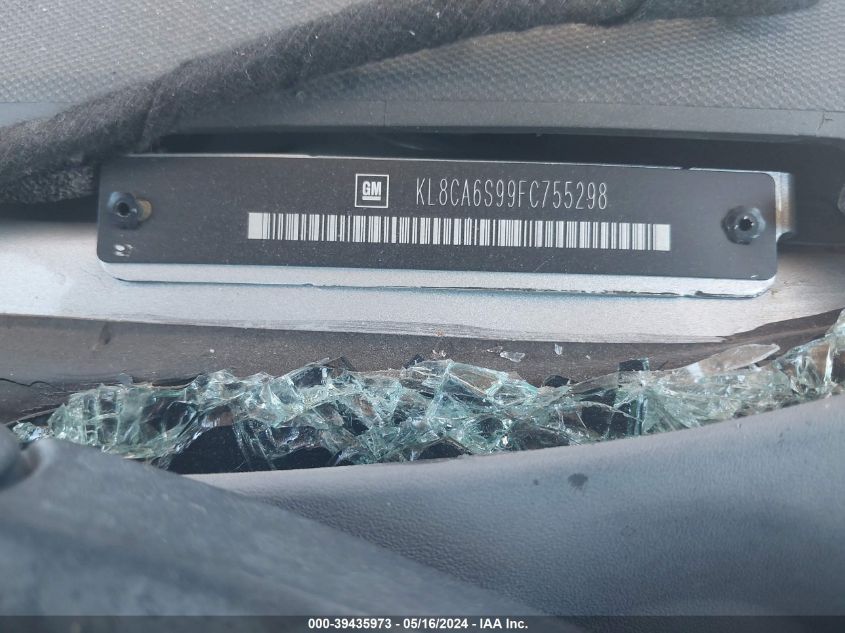 2015 Chevrolet Spark Ls Manual VIN: KL8CA6S99FC755298 Lot: 39435973