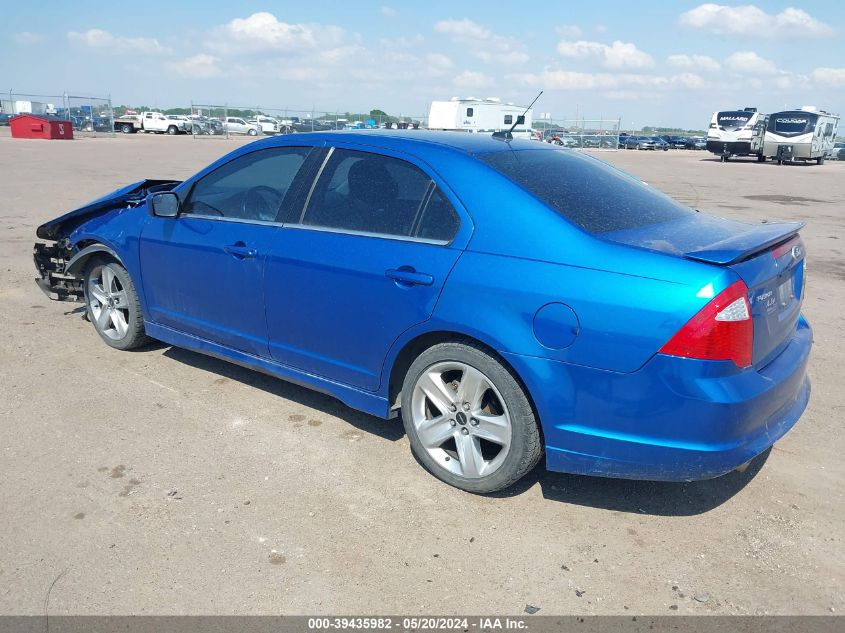 2011 Ford Fusion Sport VIN: 3FAHP0DC9BR134128 Lot: 39435982