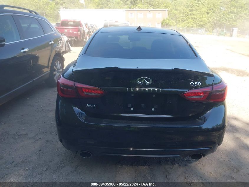 2018 Infiniti Q50 3.0T Luxe VIN: JN1EV7AR3JM610372 Lot: 39435986