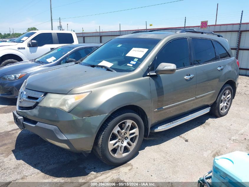 2007 Acura Mdx Technology Package VIN: 2HNYD28347H537276 Lot: 39436006