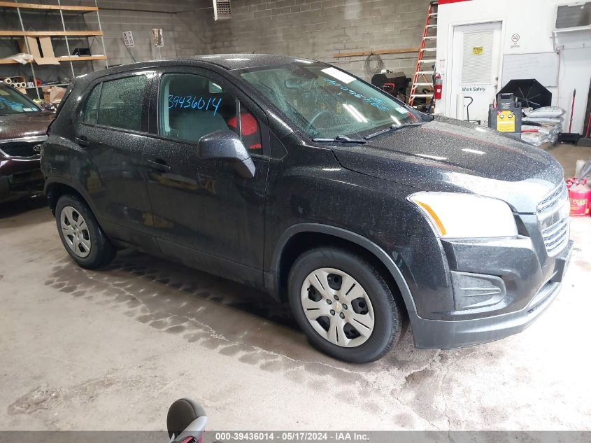 2016 Chevrolet Trax 1Ls VIN: KL7CJKSB5GB647249 Lot: 39436014